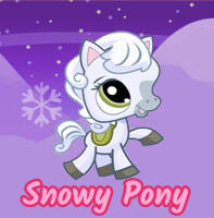 Snowy Pony